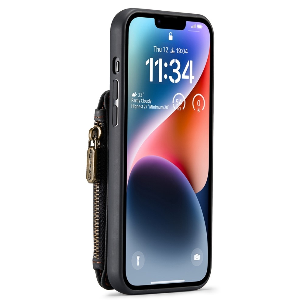 Multi-slot Hülle iPhone 14 Plus Schwarz