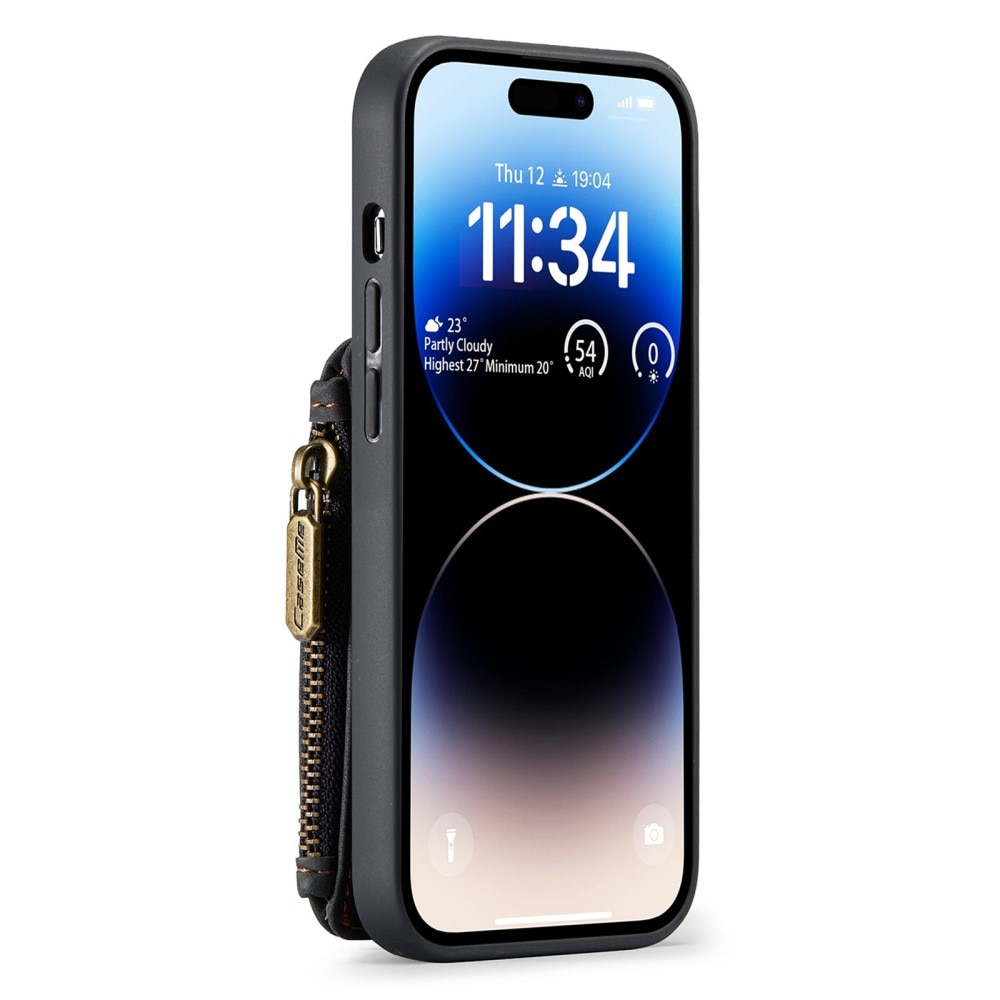 Multi-slot Hülle iPhone 14 Pro Schwarz