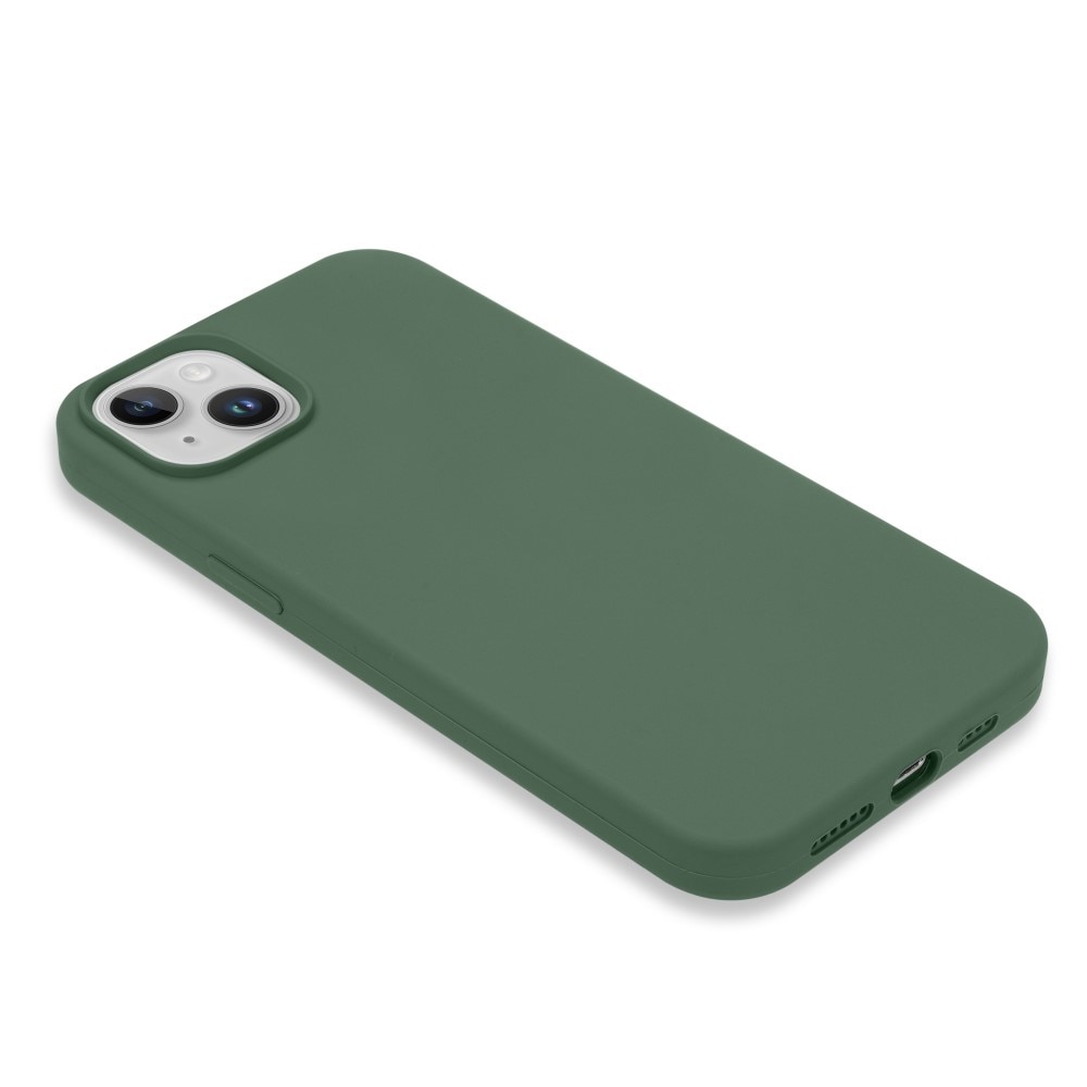 Silikonhülle iPhone 14 grün