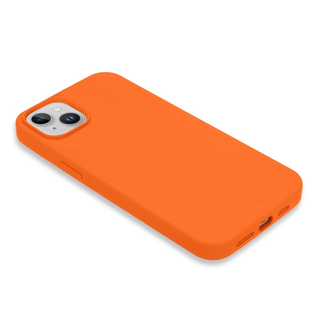 Silikonhülle iPhone 14 orange