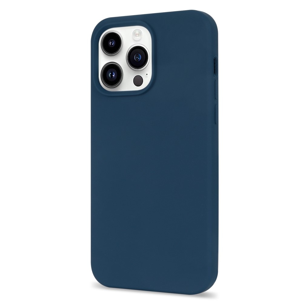 Silikonhülle iPhone 14 Pro blau