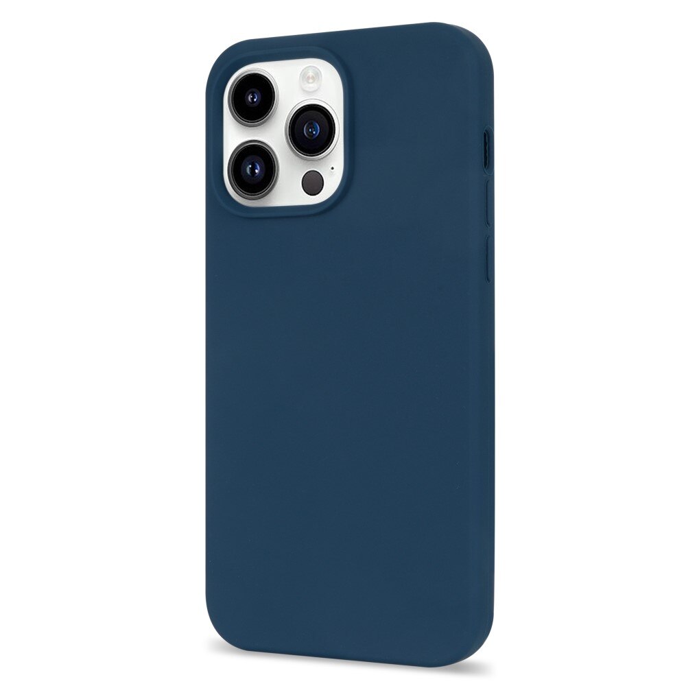 Silikonhülle iPhone 14 Pro Max blau