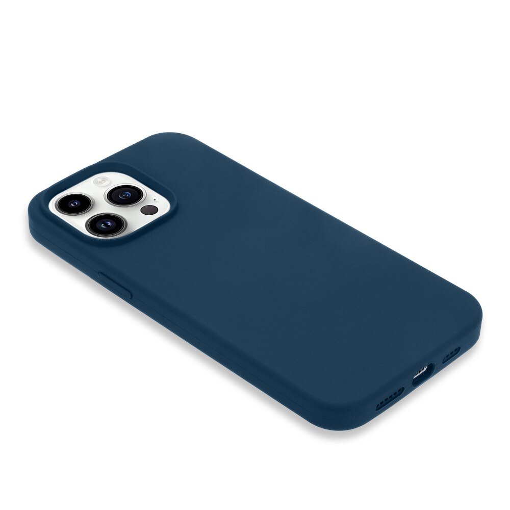 Silikonhülle iPhone 14 Pro Max blau