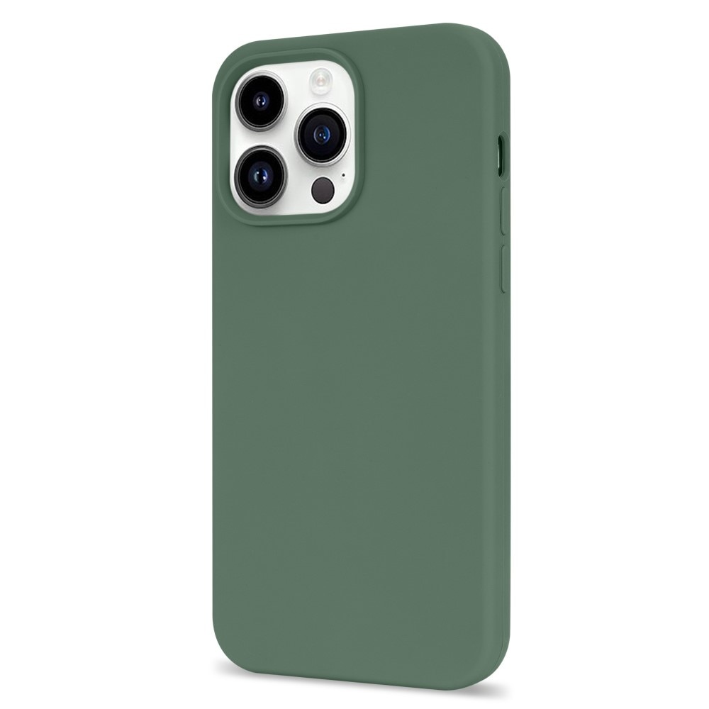 Silikonhülle iPhone 14 Pro Max grün