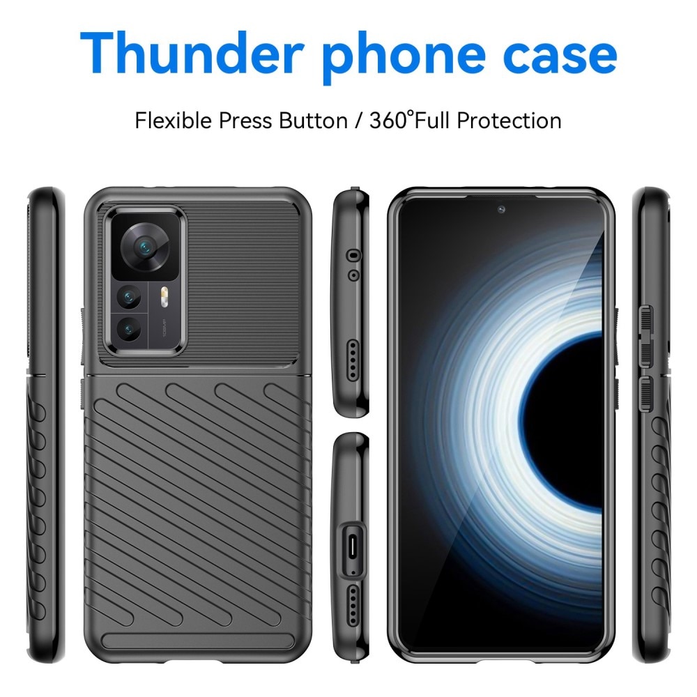 Xiaomi 12T/12T Pro Thunder TPU Case Black