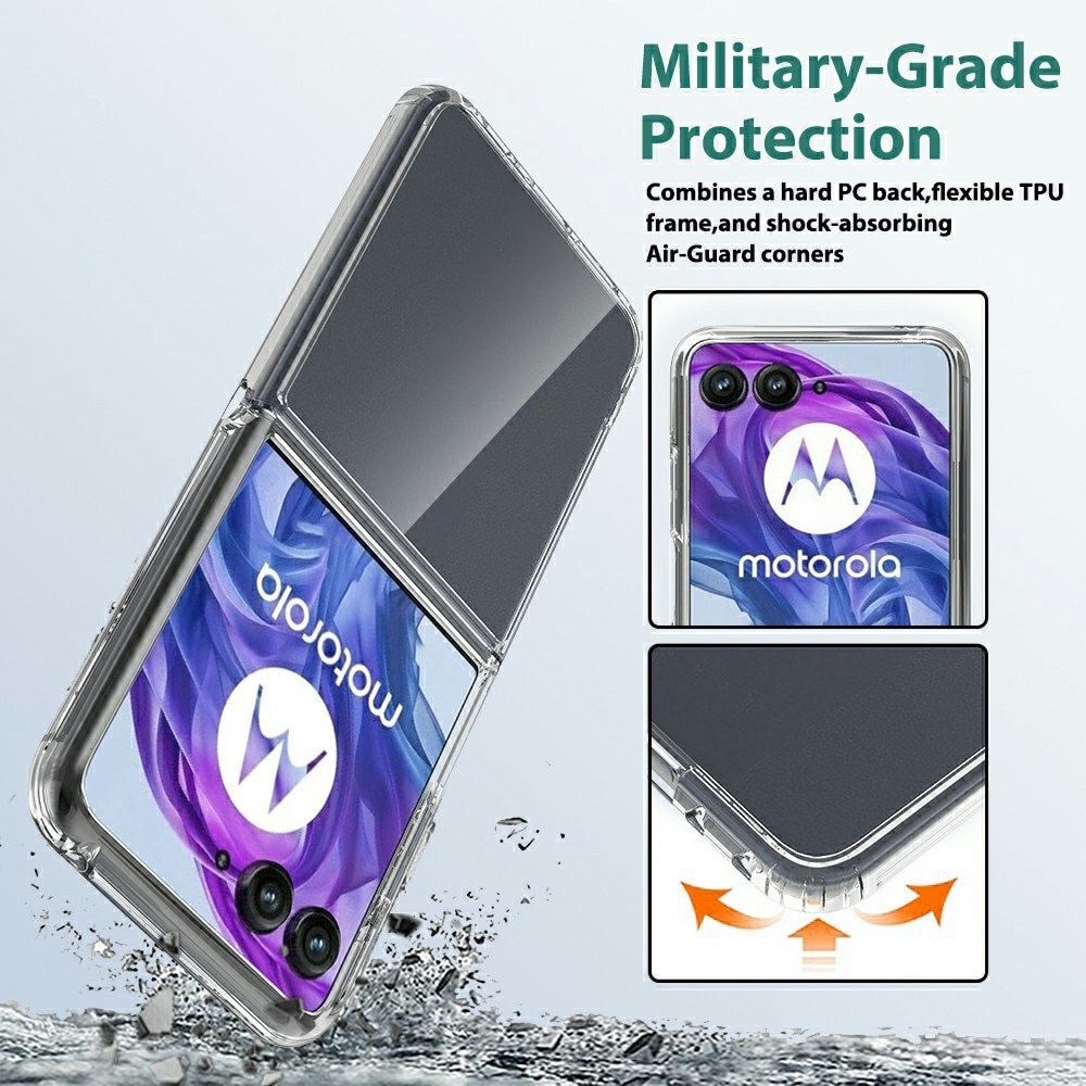 Motorola Razr 60 Ultra Hybrid-Hülle Transparent