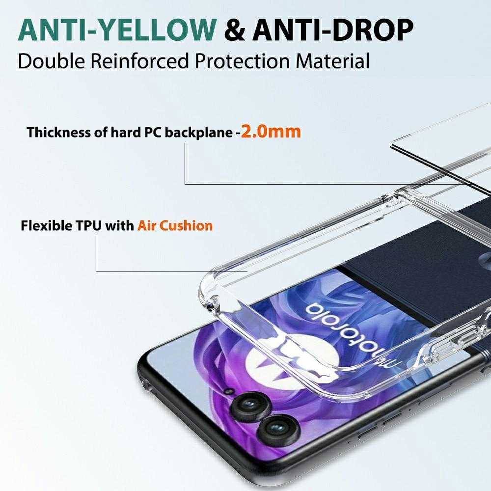 Motorola Razr 60 Ultra Hybrid-Hülle Transparent