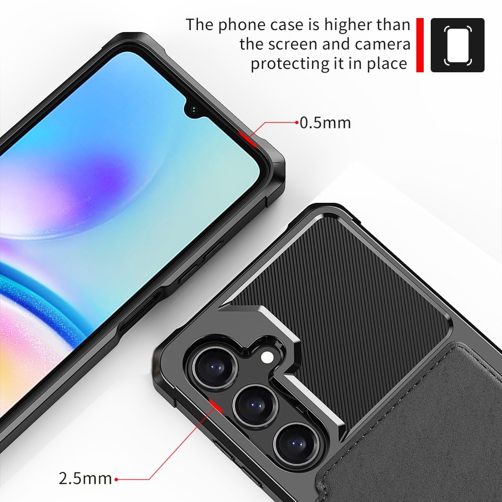 Samsung Galaxy A16 Tough Multi-slot Hülle Schwarz