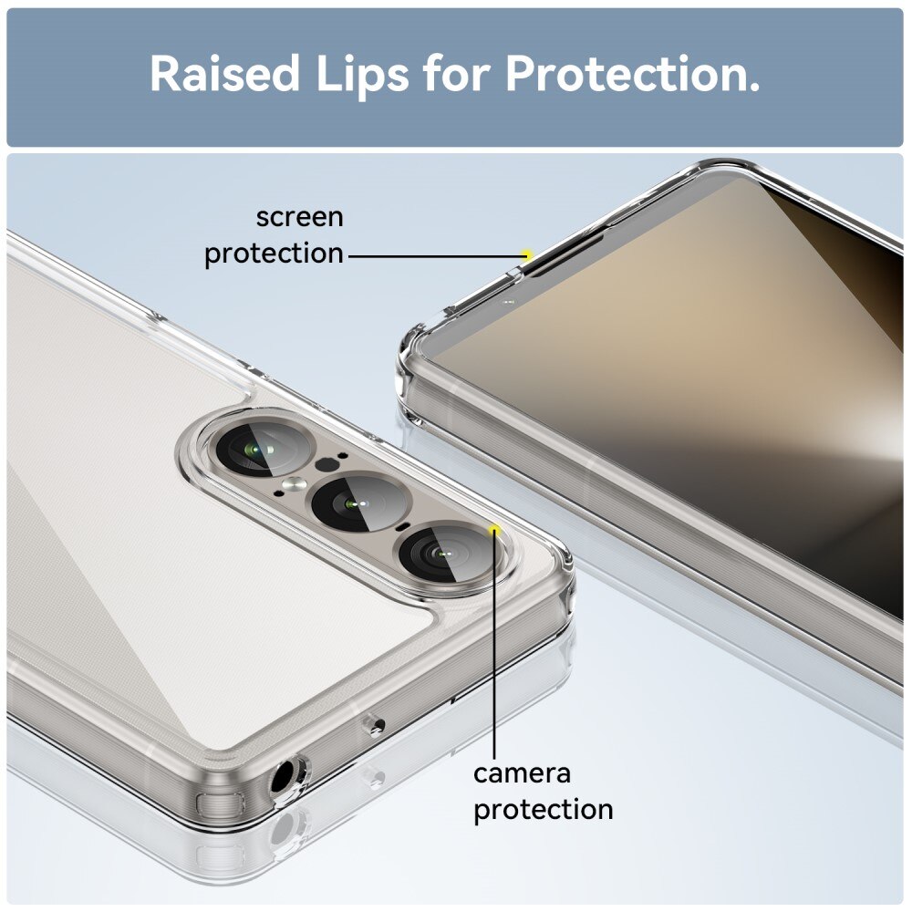 Sony Xperia 1 VII Hybrid-Hülle Transparent