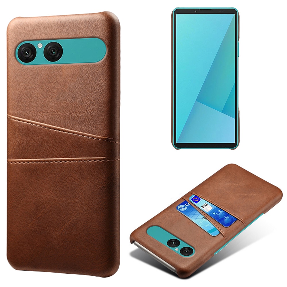 Card Slots Case Sony Xperia 10 VII Braun