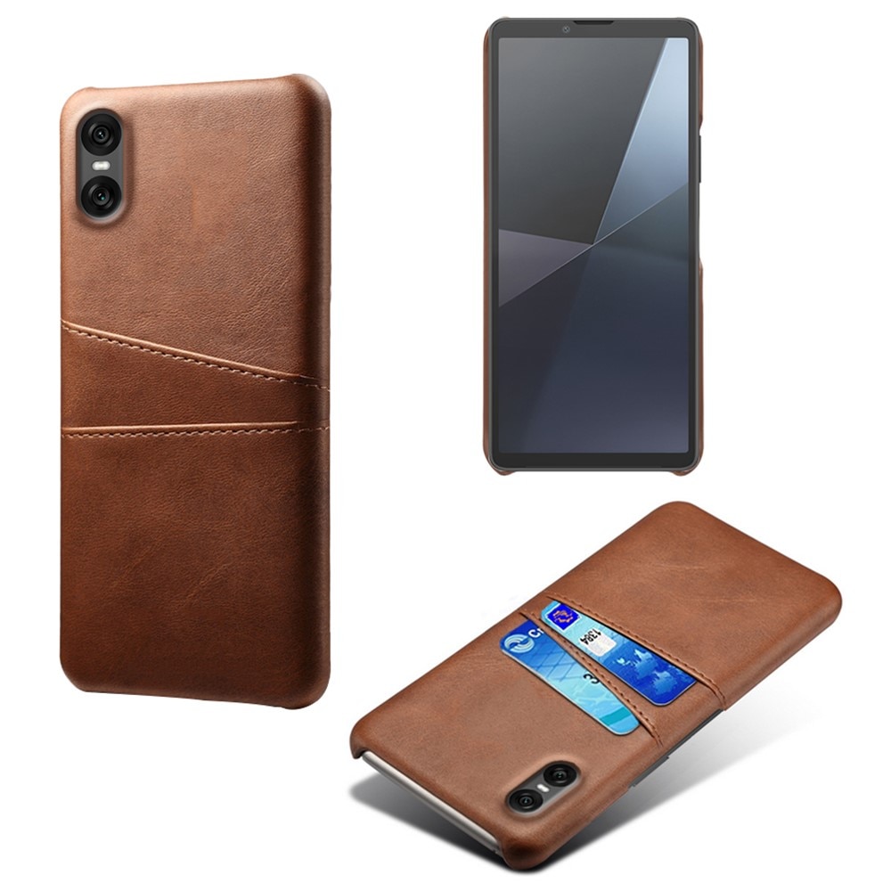 Card Slots Case Sony Xperia 10 VII Braun