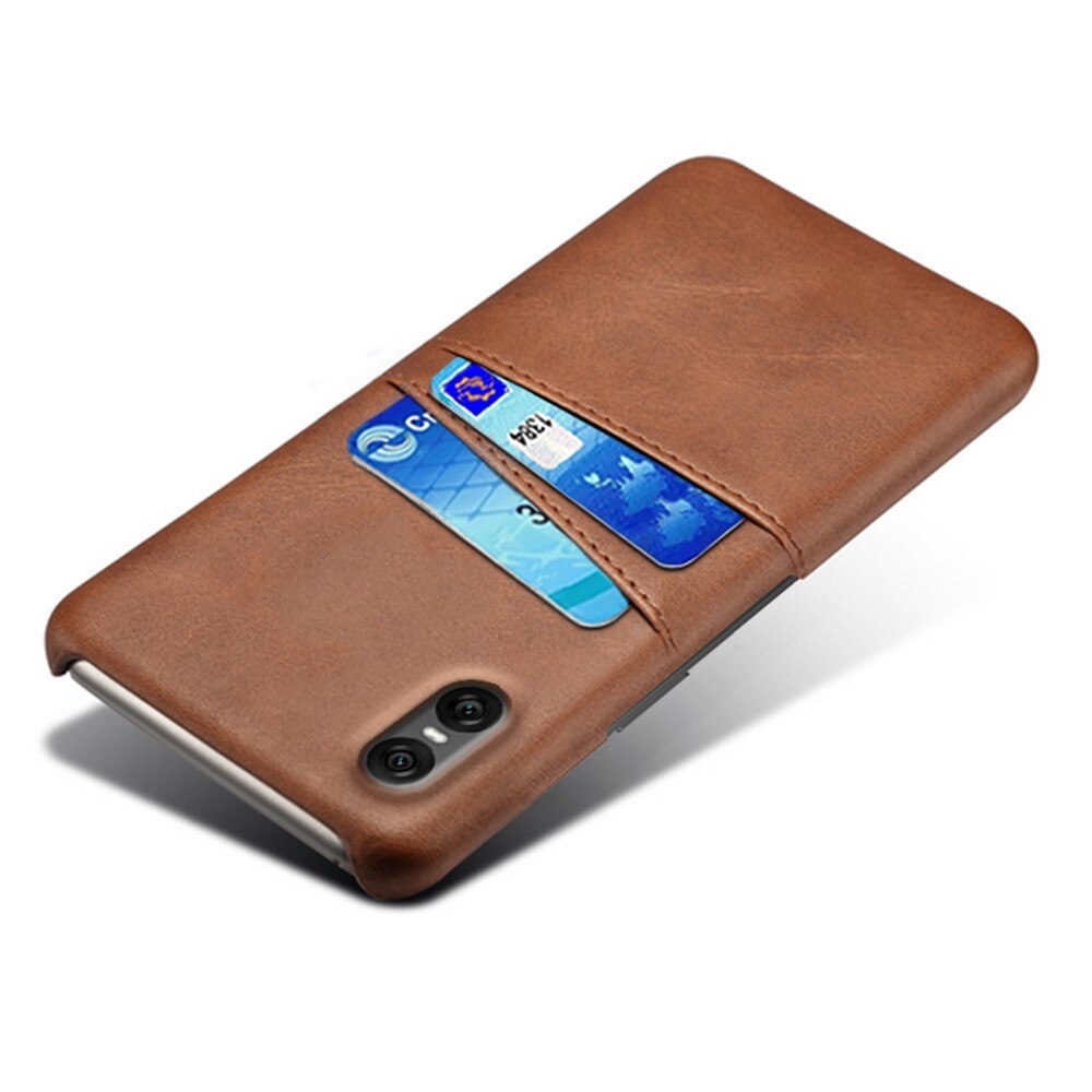 Card Slots Case Sony Xperia 10 VII Braun