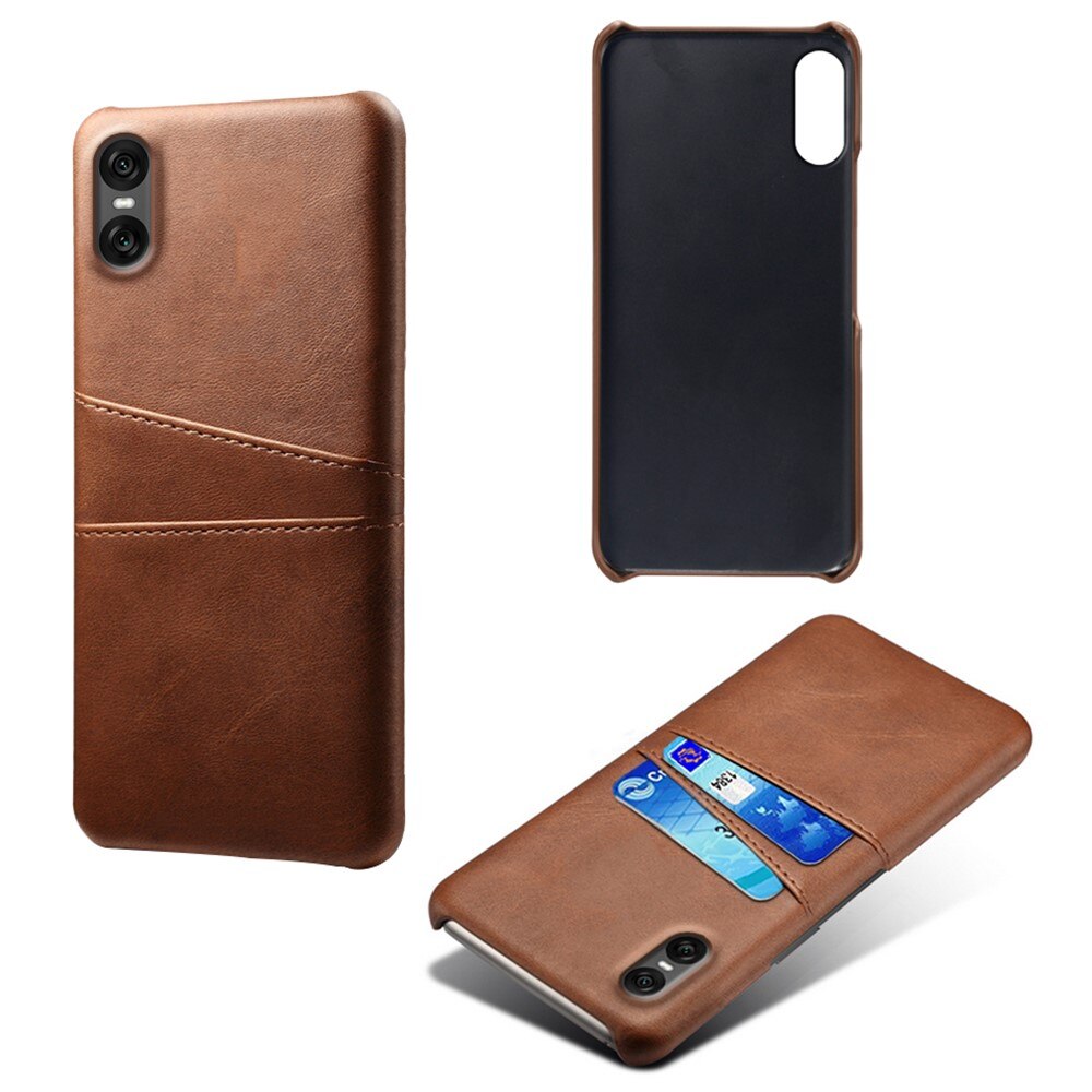 Card Slots Case Sony Xperia 10 VII Braun