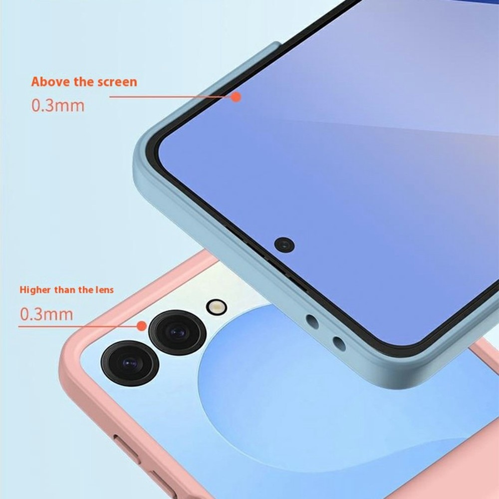 Samsung Galaxy Z Flip 7 Gummierte Hardcover Hinge Protection Grün