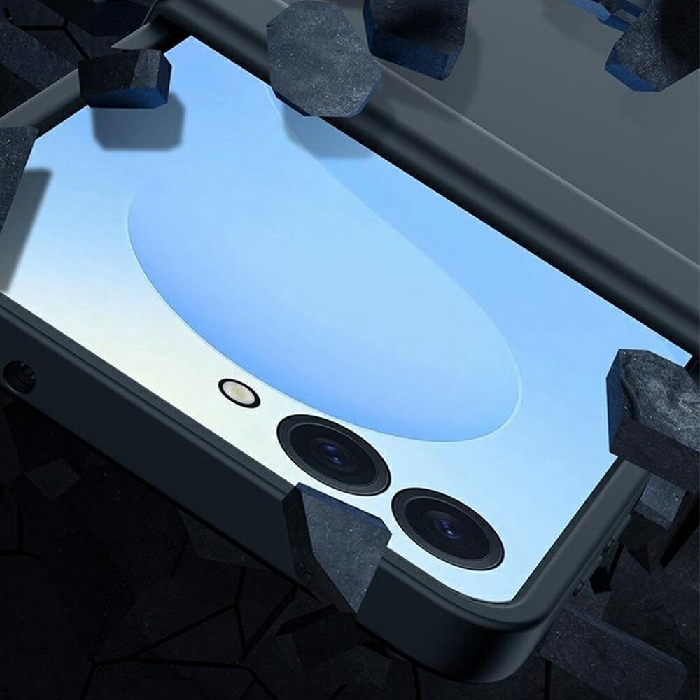 Samsung Galaxy Z Flip 7 Gummierte Hardcover Hinge Protection Grün