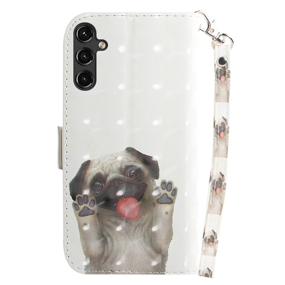 Samsung Galaxy A14 Handytasche 3D Hund