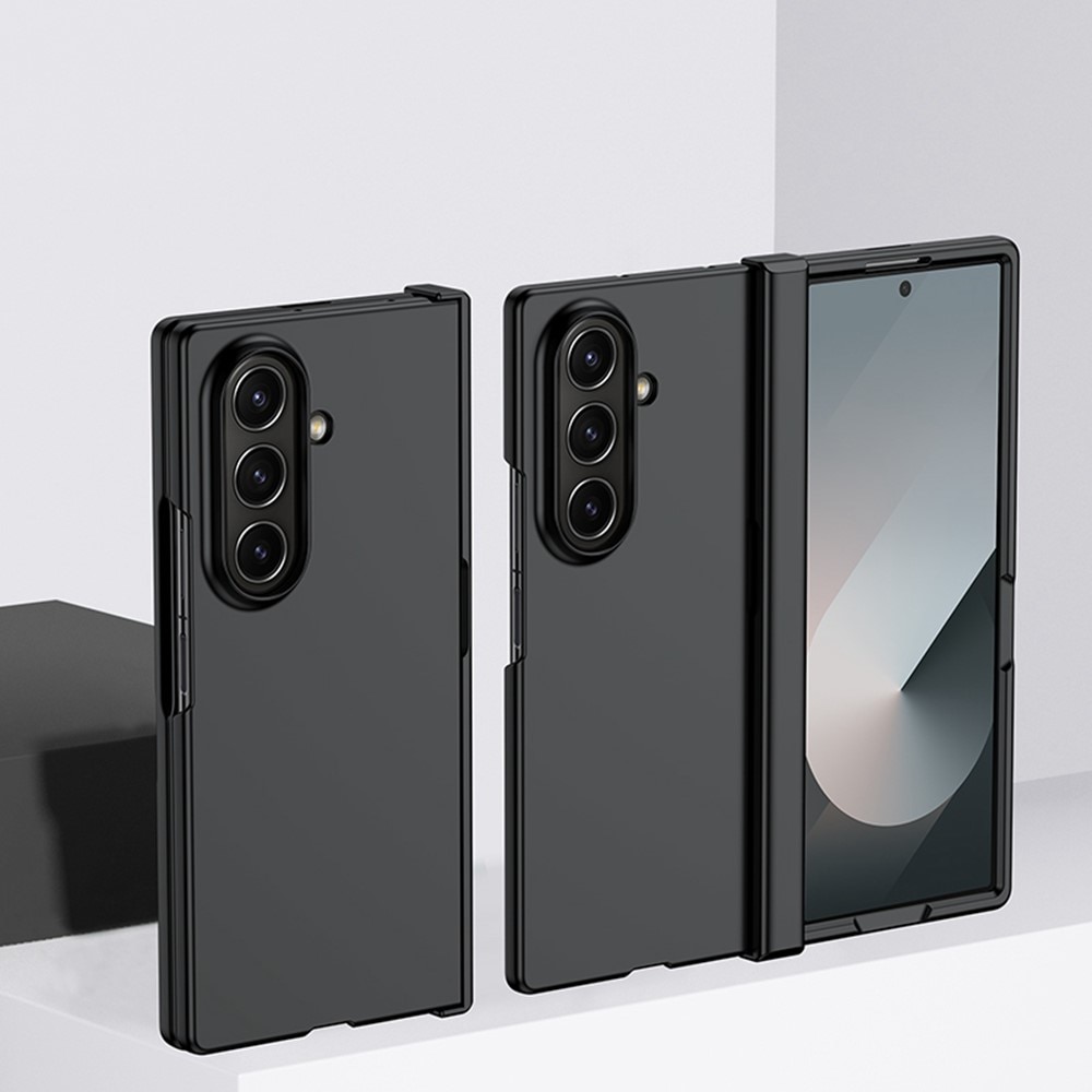 Samsung Galaxy Z Fold 7 Gummierte Hardcover Hinge Protection Schwarz