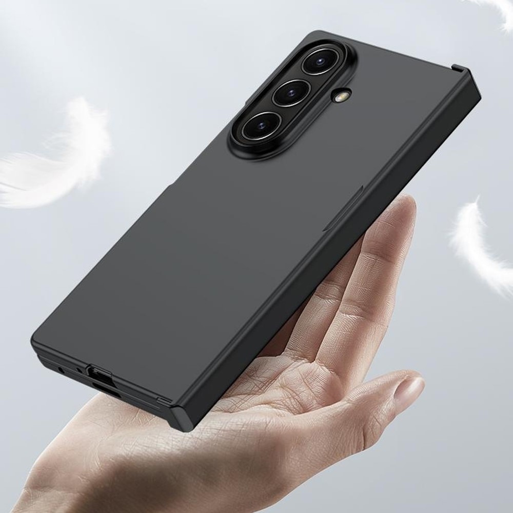 Samsung Galaxy Z Fold 7 Gummierte Hardcover Hinge Protection Schwarz