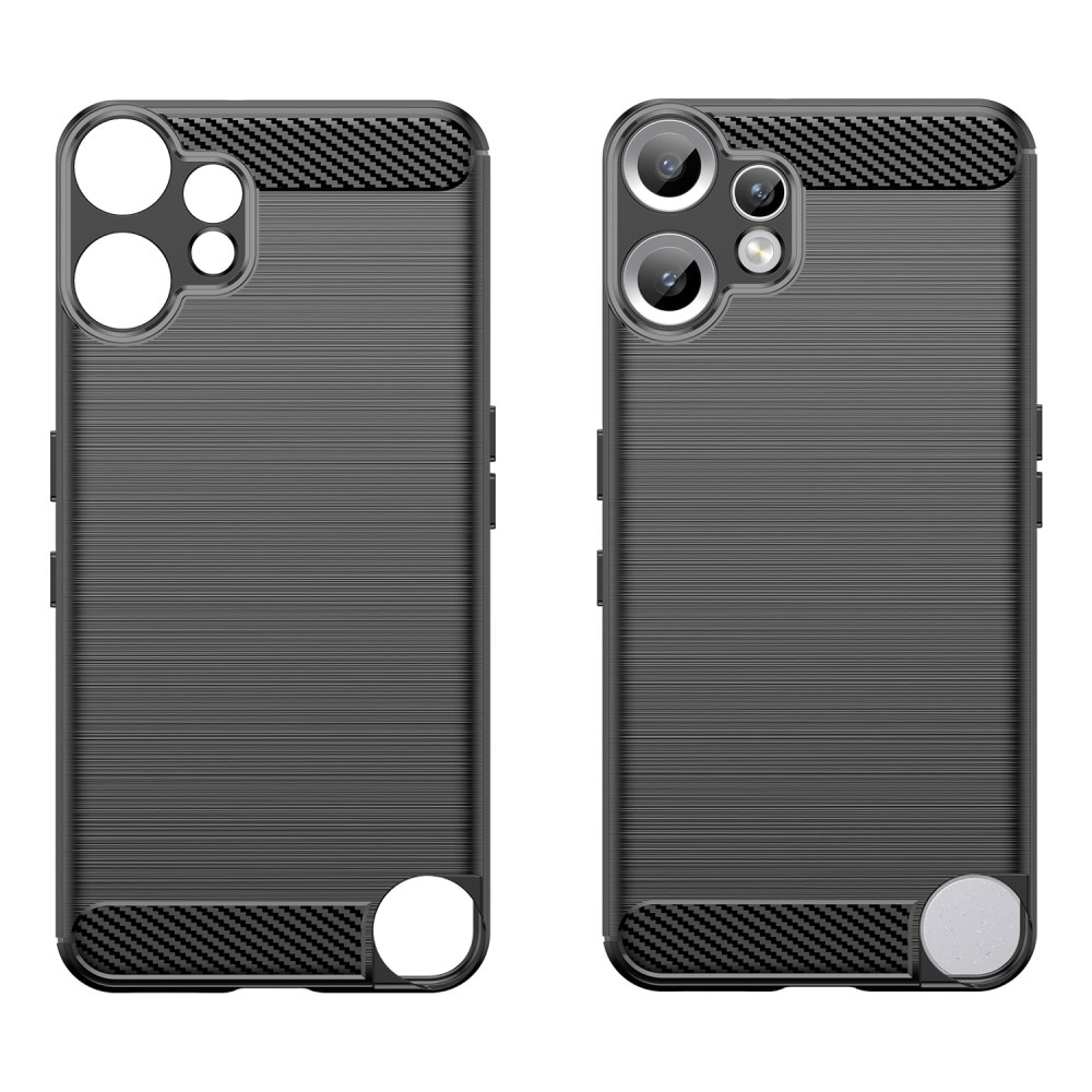 Nothing CMF Phone 2 Pro Hülle TPU Brushed Schwarz