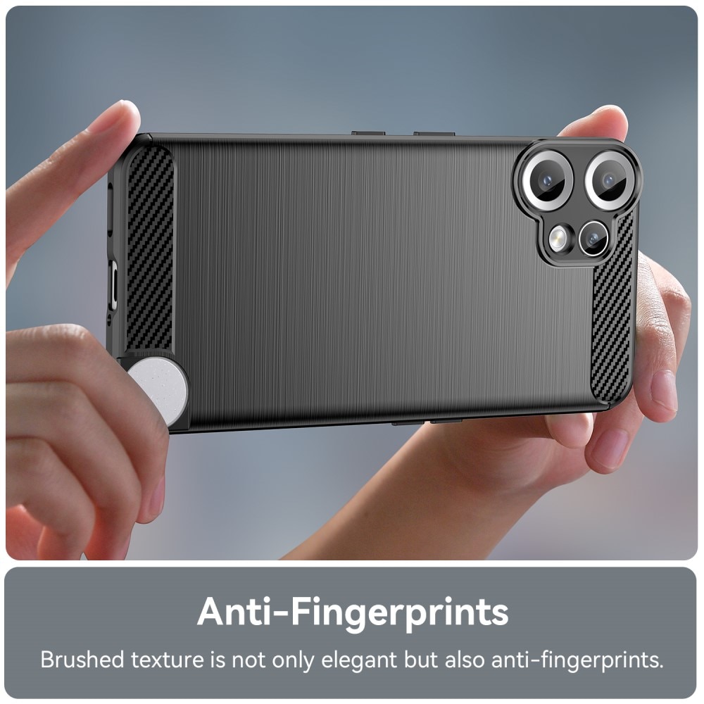 Nothing CMF Phone 2 Pro Hülle TPU Brushed Schwarz