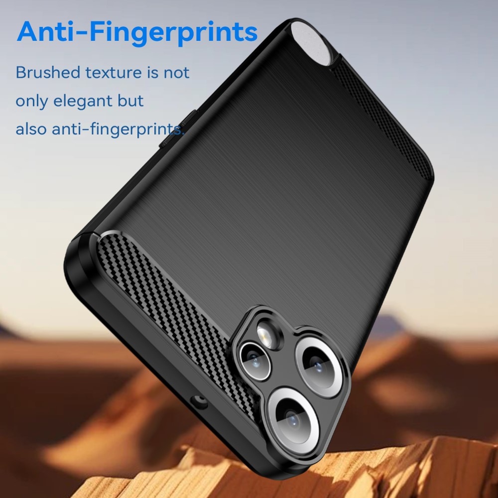 Nothing CMF Phone 2 Pro Hülle TPU Brushed Schwarz