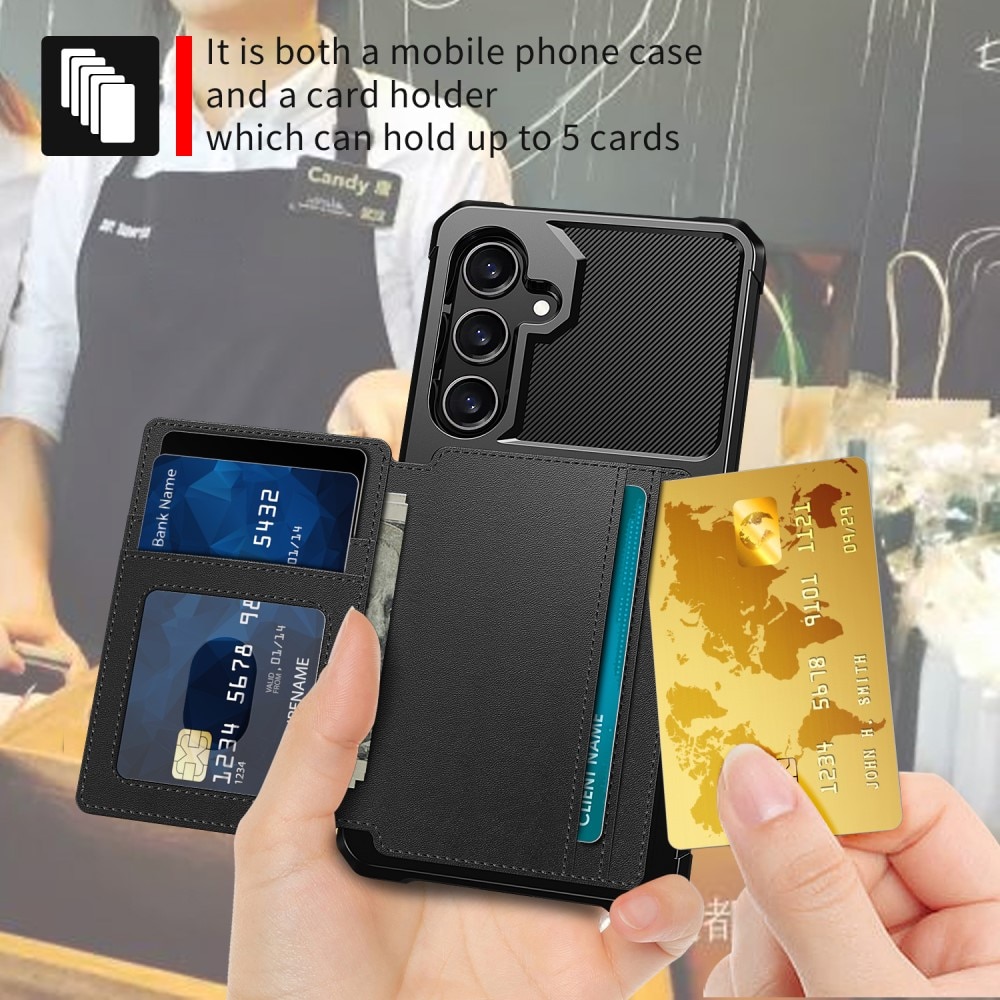 Samsung Galaxy S24 FE Tough Multi-slot Hülle Schwarz