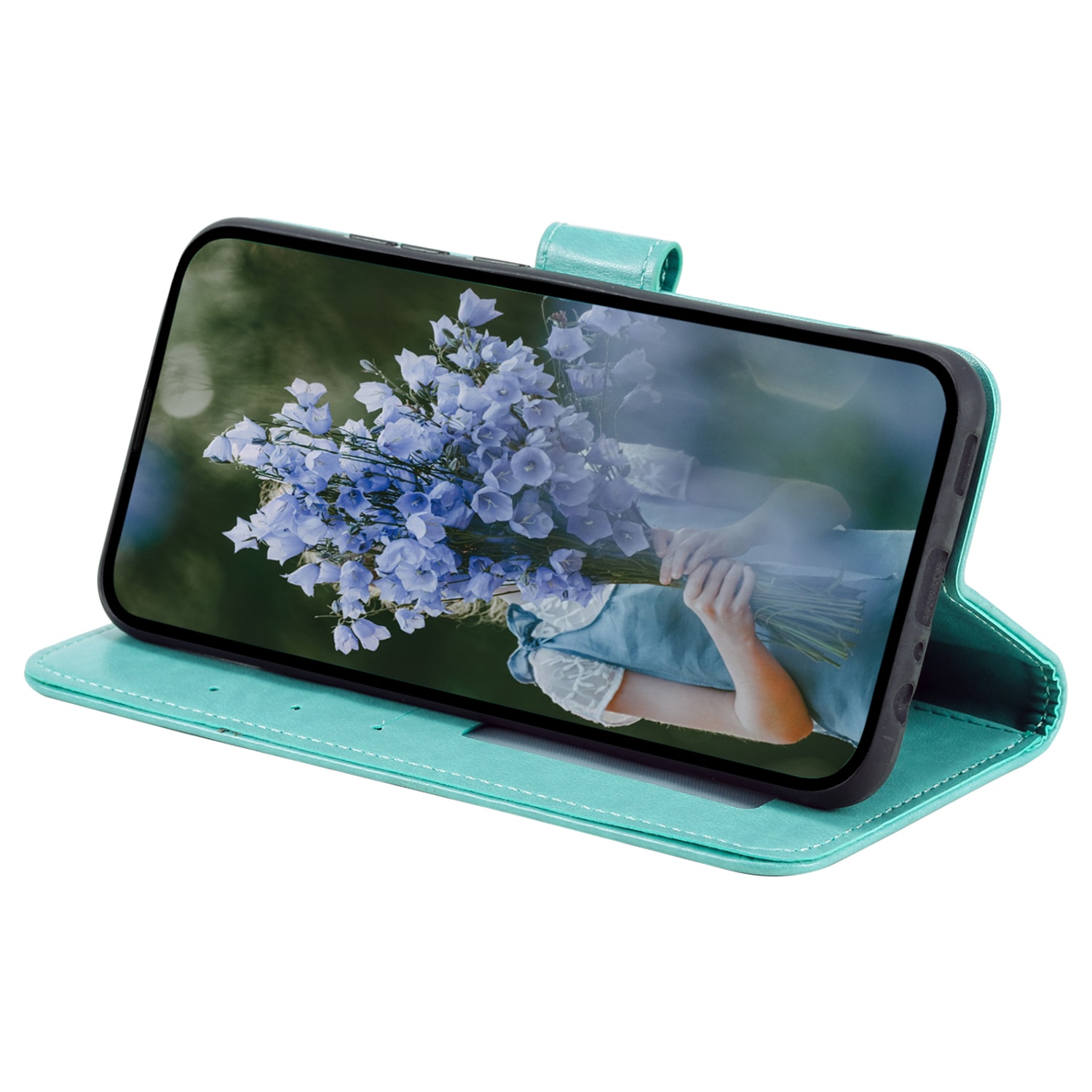 Samsung Galaxy A17 Handytasche Mandala Grün