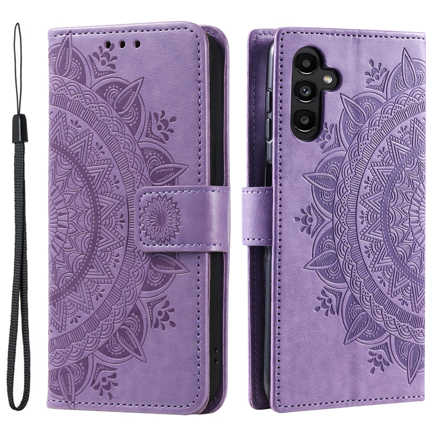 Samsung Galaxy A17 Handytasche Mandala Lila