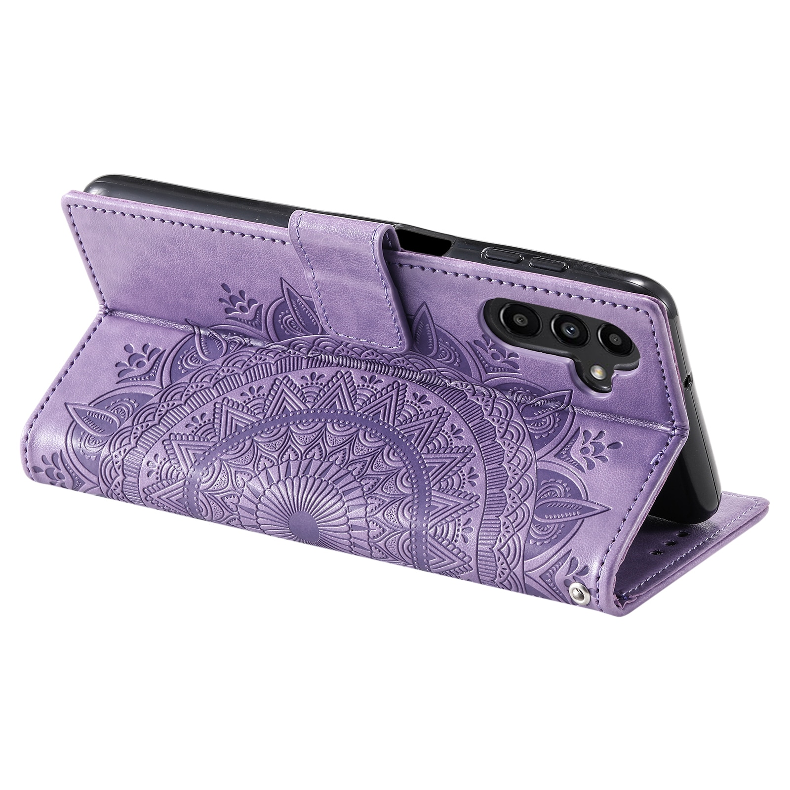 Samsung Galaxy A17 Handytasche Mandala Lila