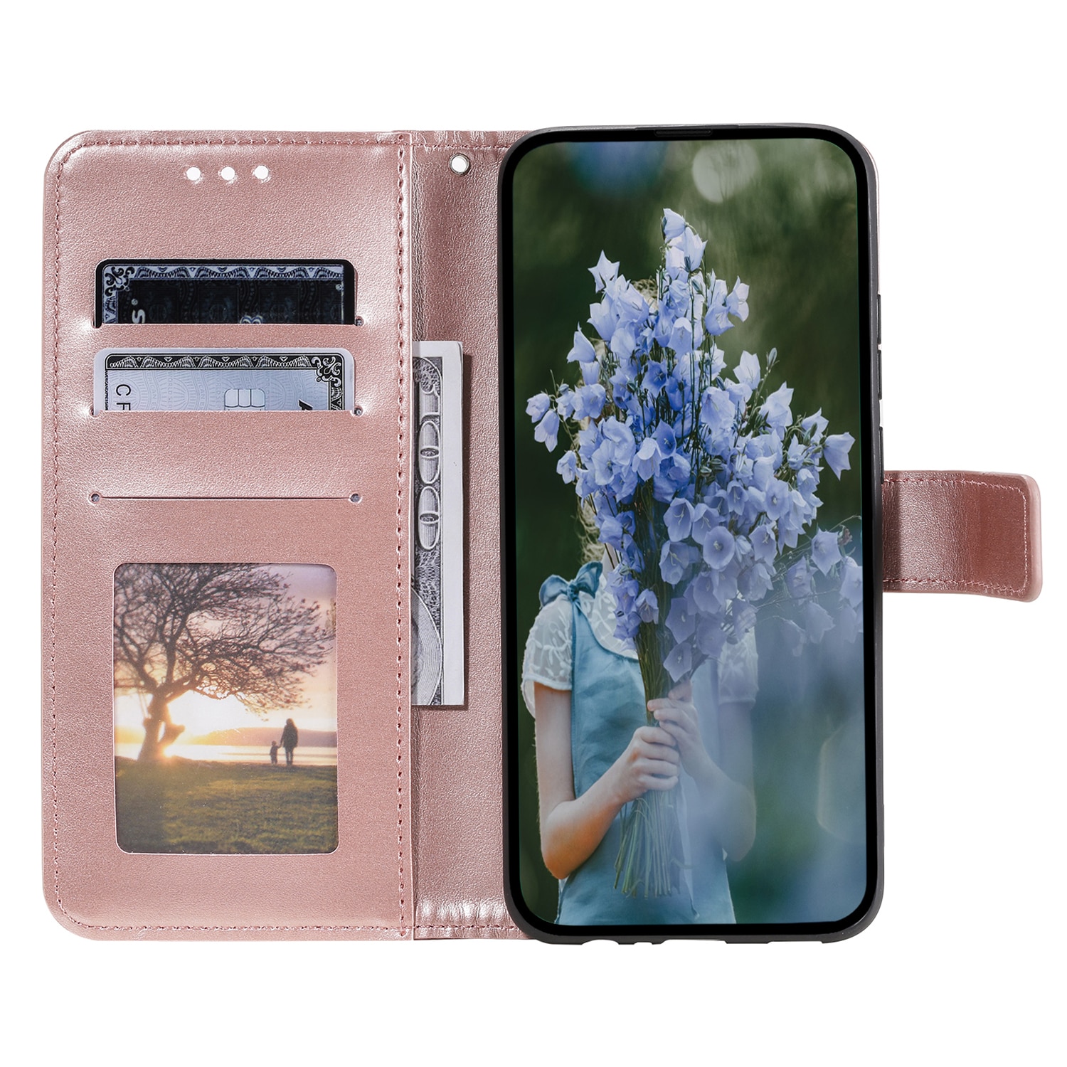 Samsung Galaxy A17 Handytasche Mandala Roségold