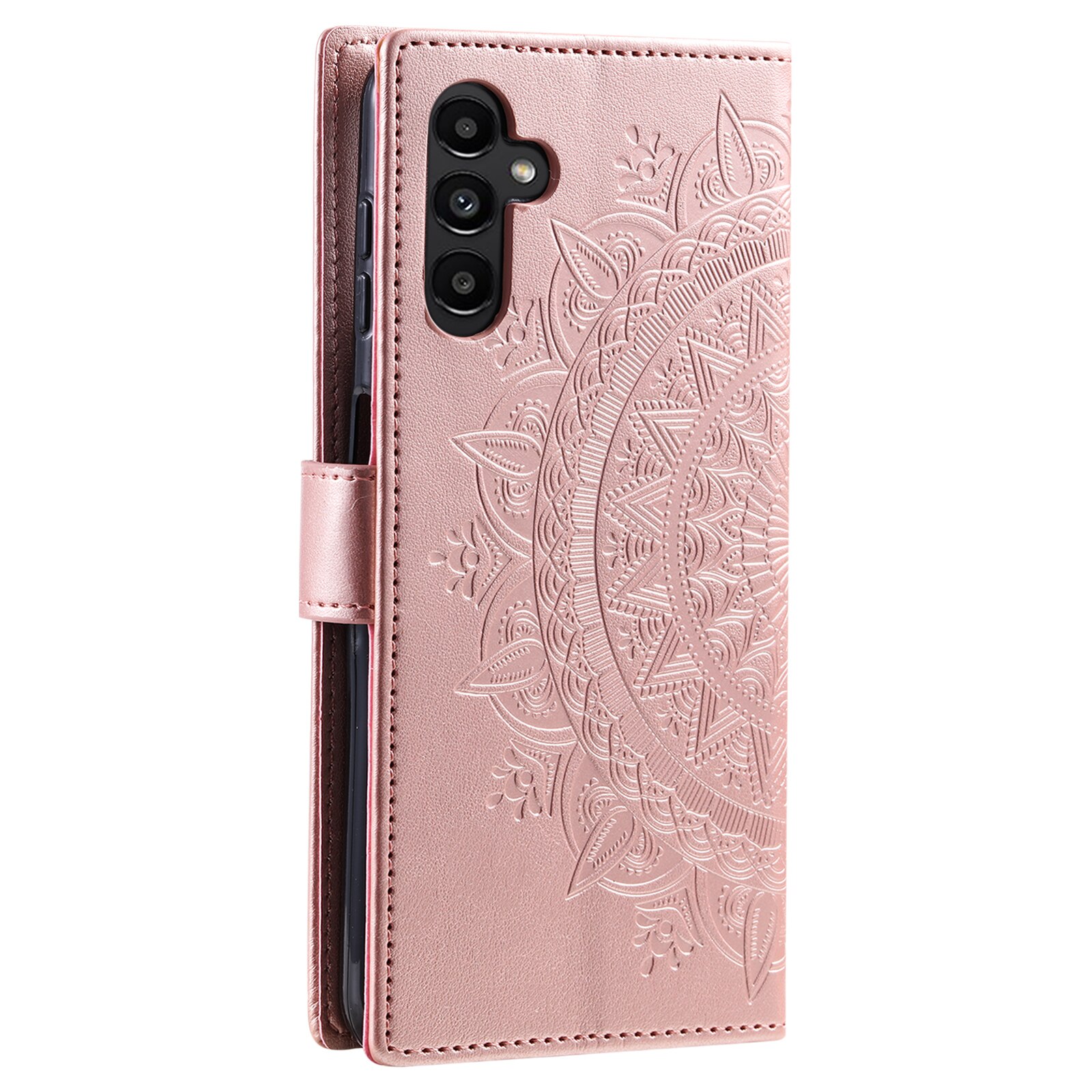 Samsung Galaxy A17 Handytasche Mandala Roségold