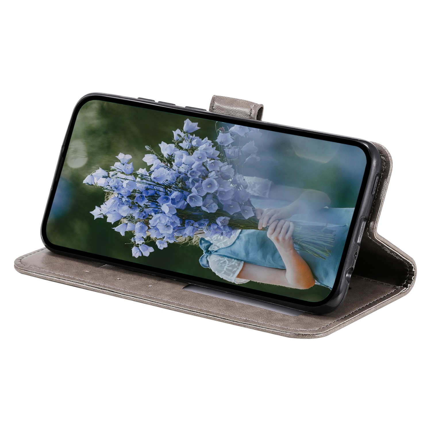 Samsung Galaxy A17 Handytasche Mandala Grau