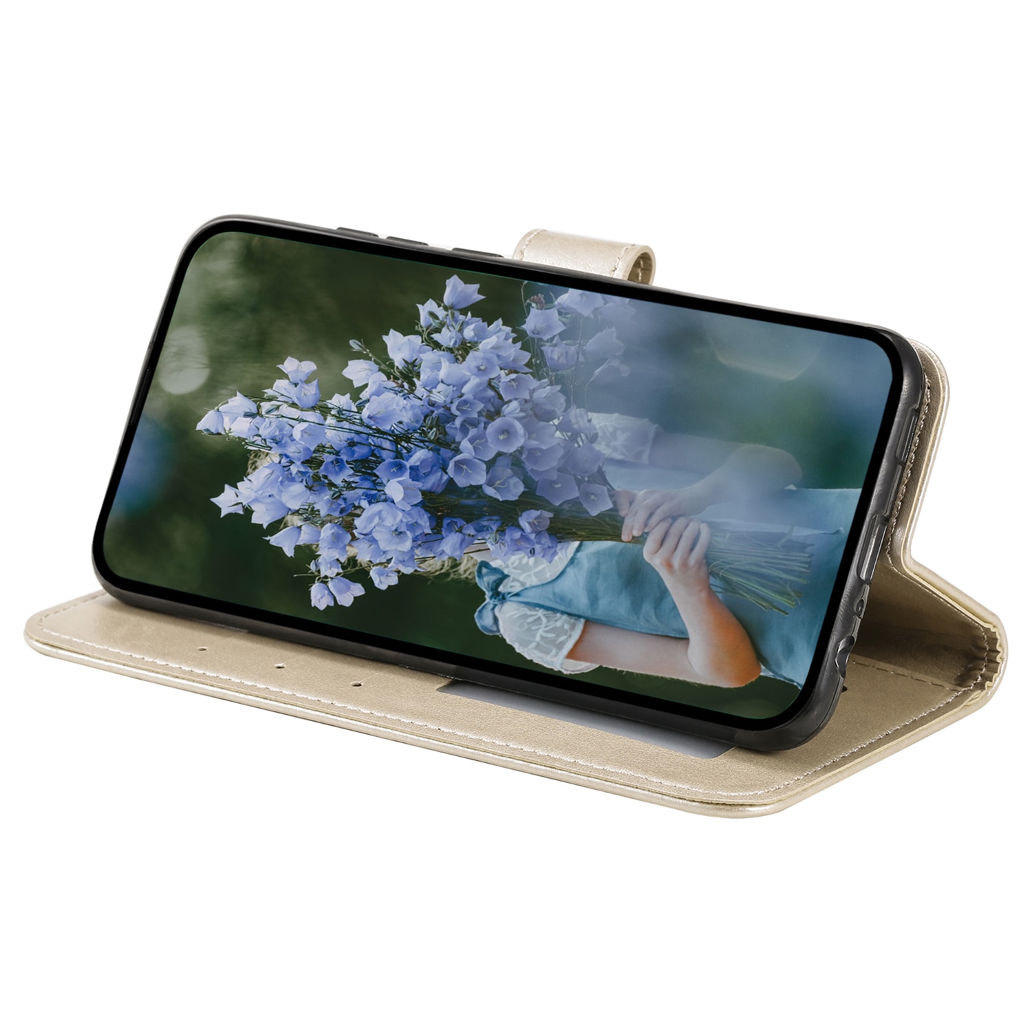 Samsung Galaxy A17 Handytasche Mandala Gold