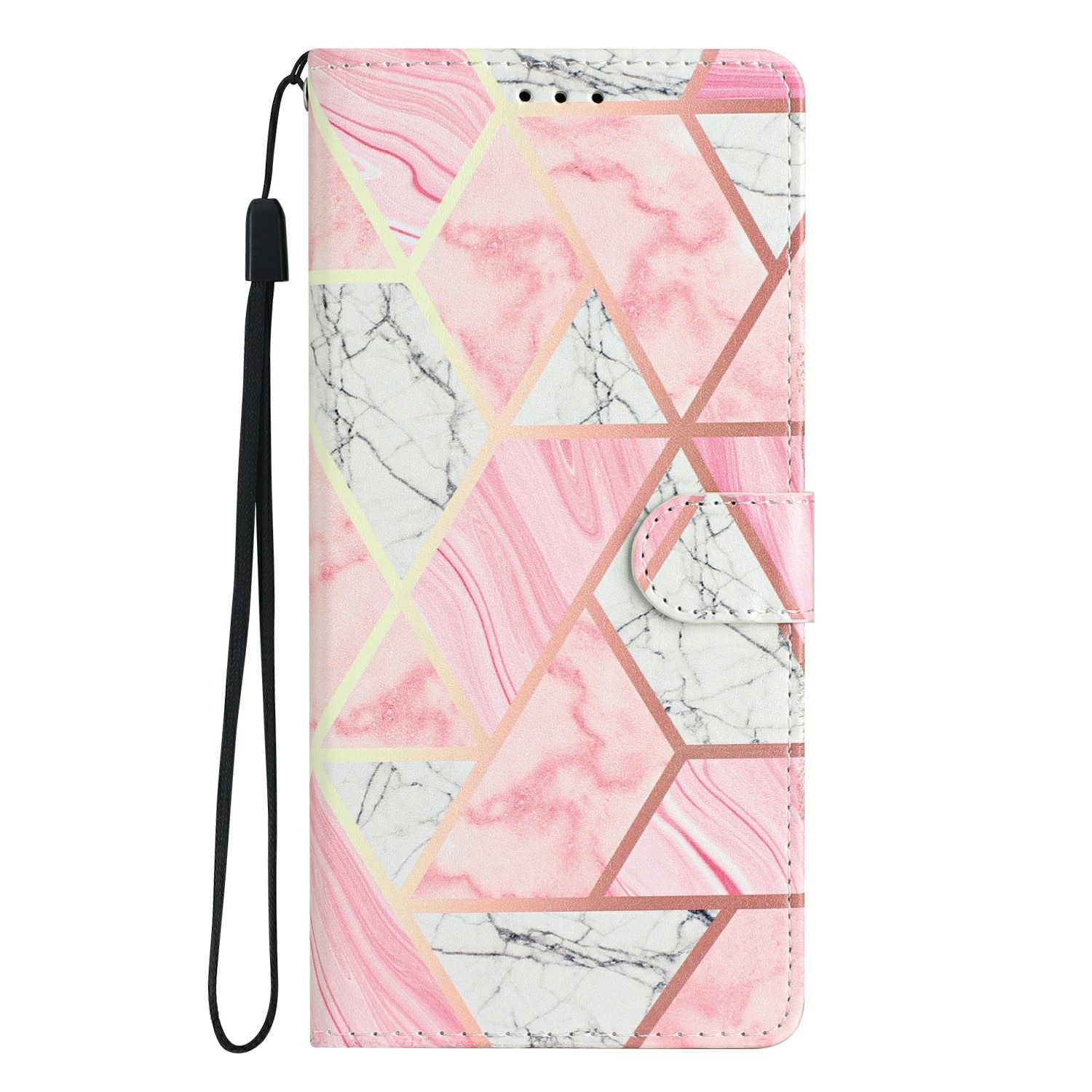 Samsung Galaxy A17 Handytasche rosa Marmor