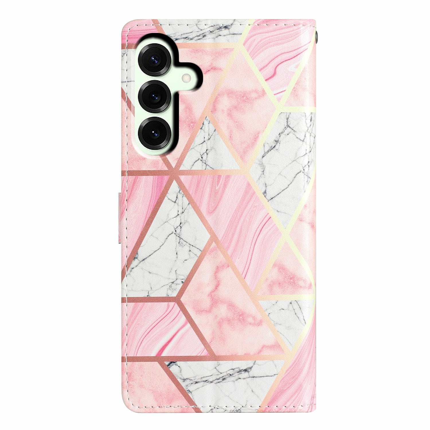 Samsung Galaxy A17 Handytasche rosa Marmor