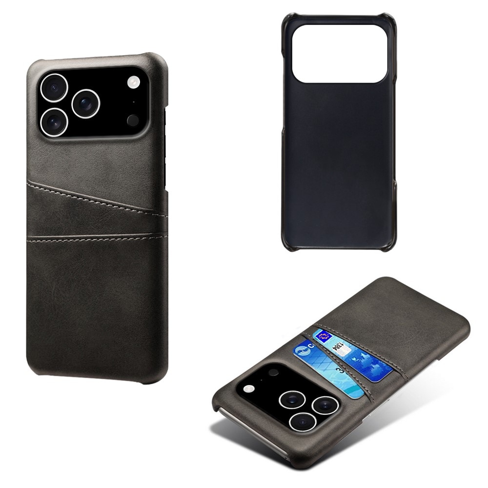 Card Slots Case iPhone 17 Pro Schwarz