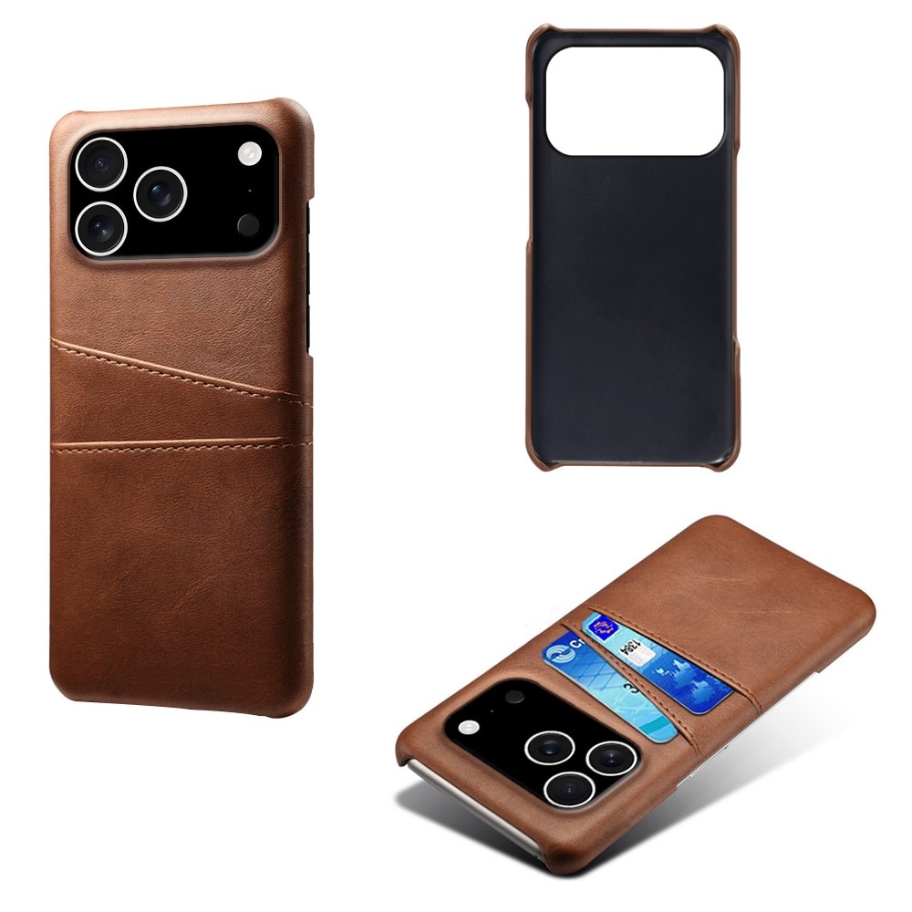 Card Slots Case iPhone 17 Pro Braun