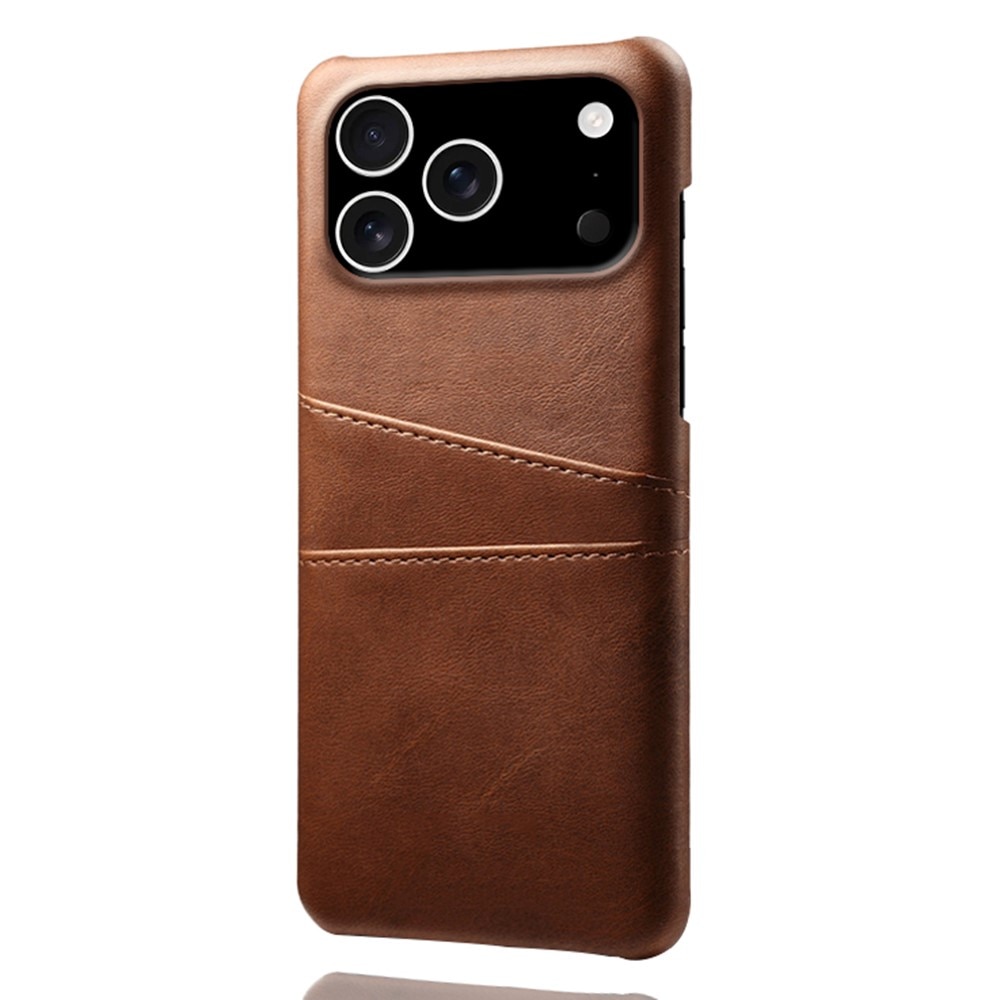 Card Slots Case iPhone 17 Pro Braun