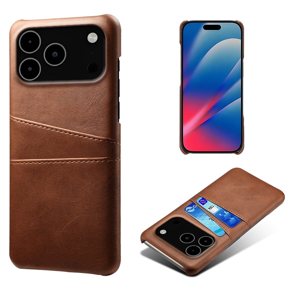 Card Slots Case iPhone 17 Pro Max Braun