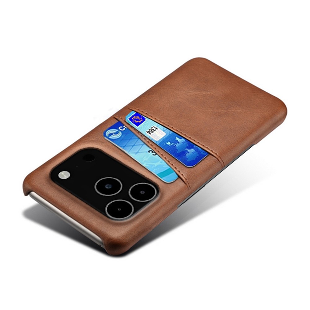 Card Slots Case iPhone 17 Pro Max Braun