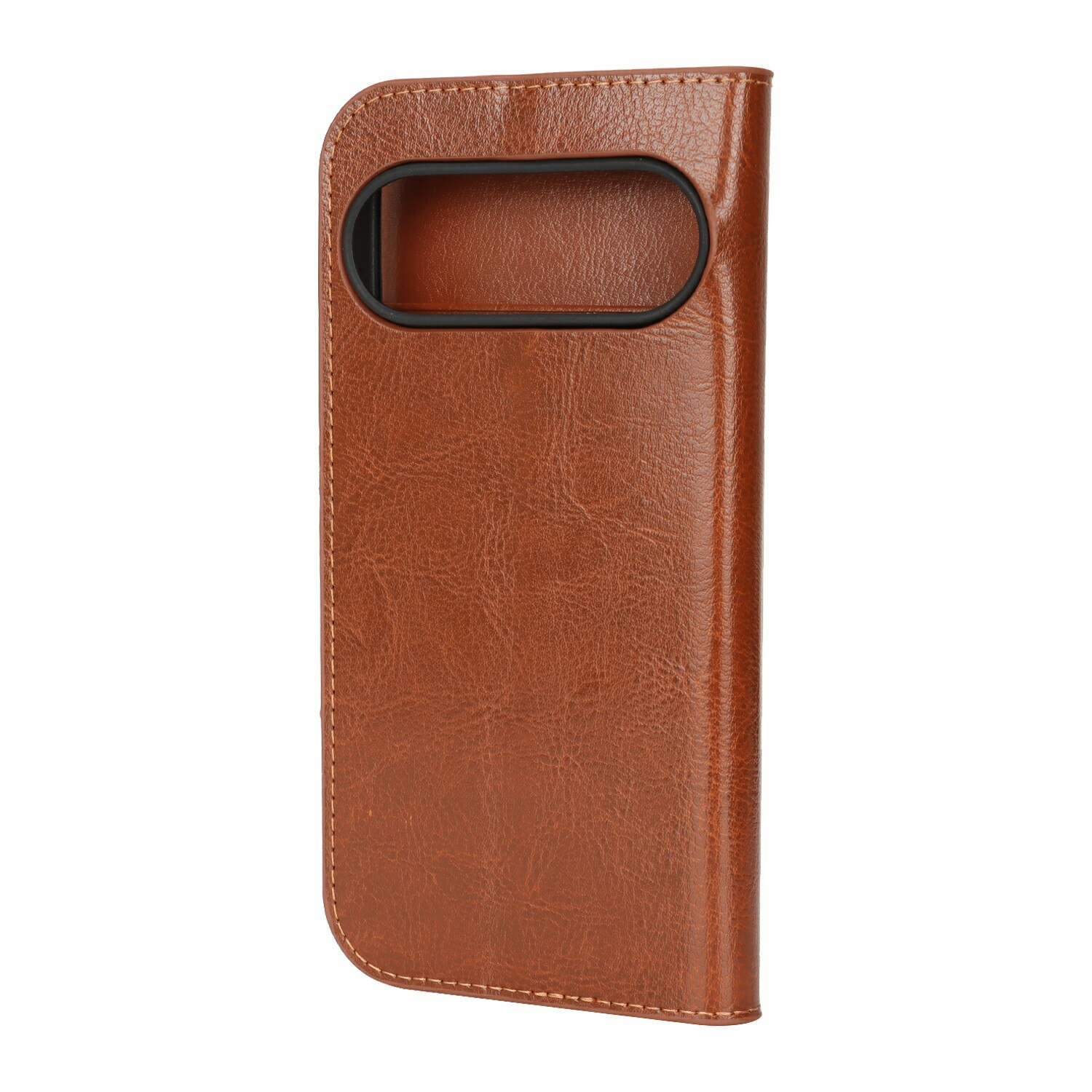 Google Pixel 10 Handytasche aus Echtem Leder Braun