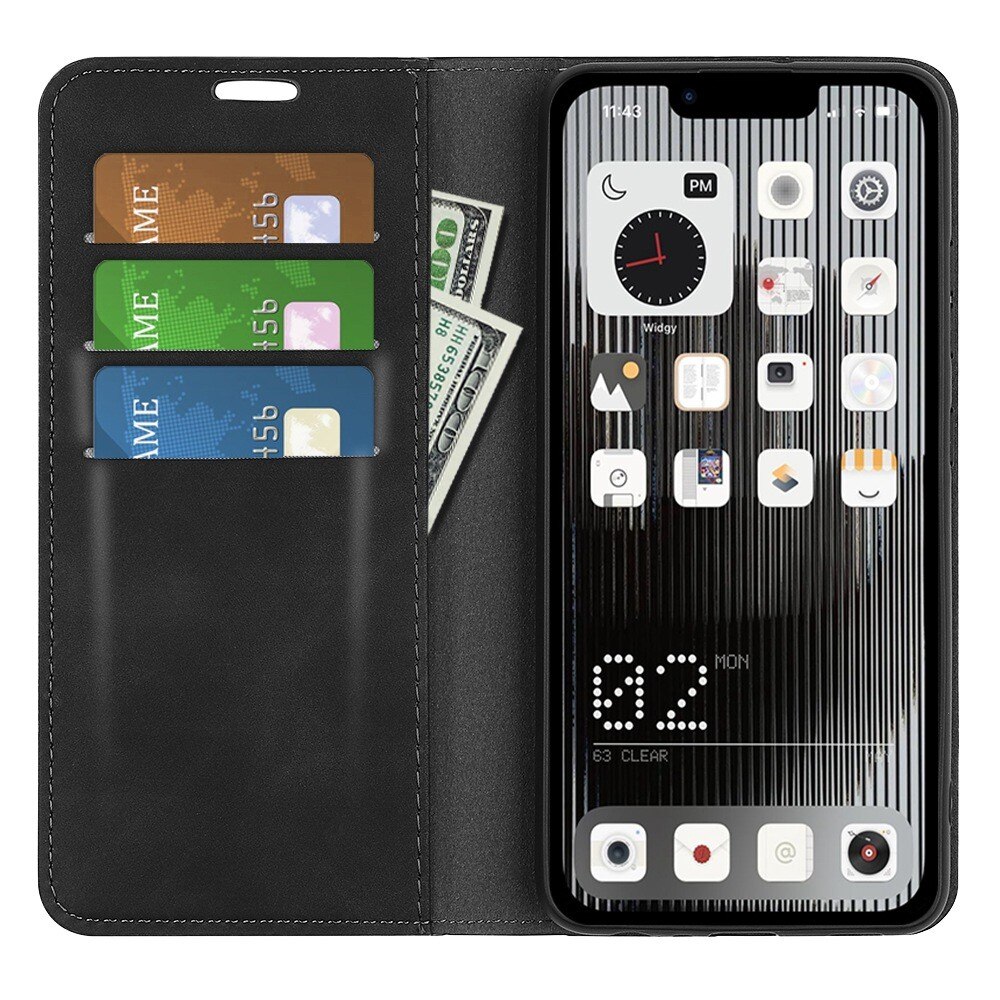 Nothing Phone 1 Slim Handytasche Schwarz