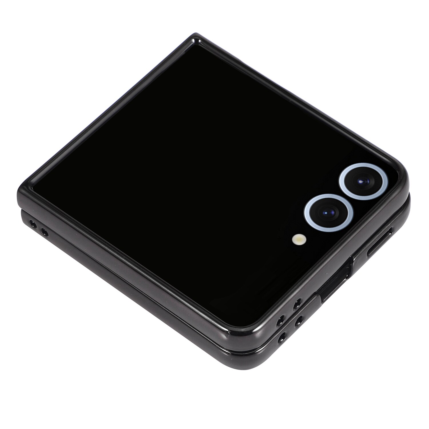 Samsung Galaxy Z Flip 7 Glitzerhülle, schwarz