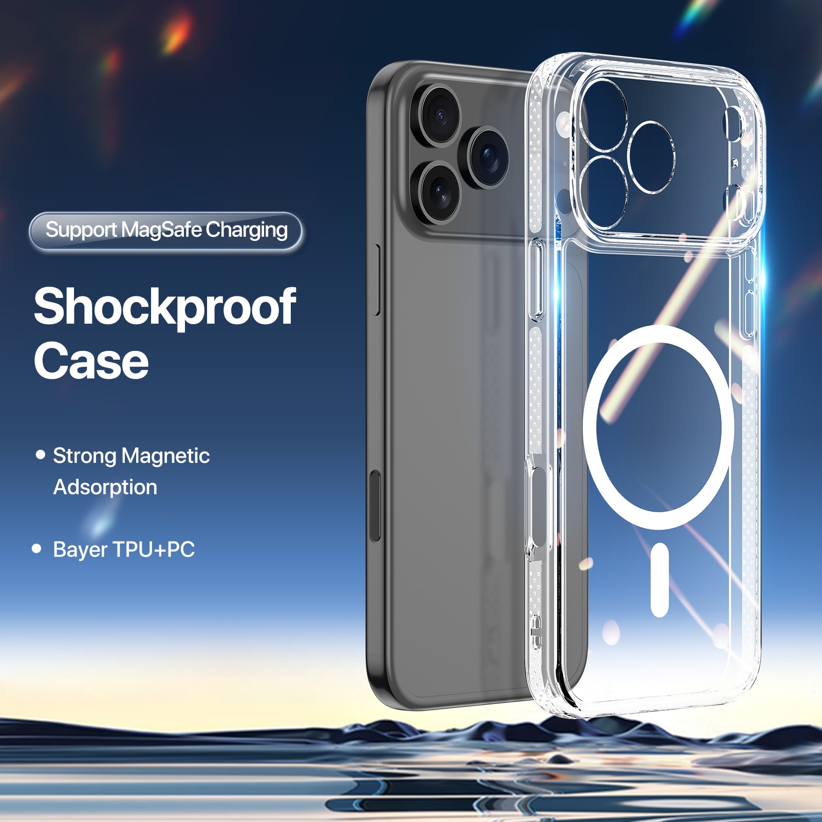 Clin Series MagSafe iPhone 17 Pro durchsichtig