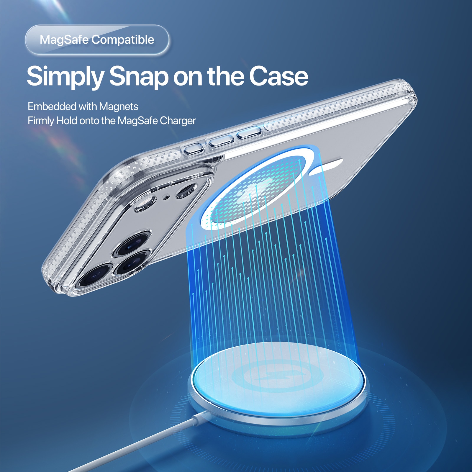 Clin Series MagSafe iPhone 17 Pro durchsichtig