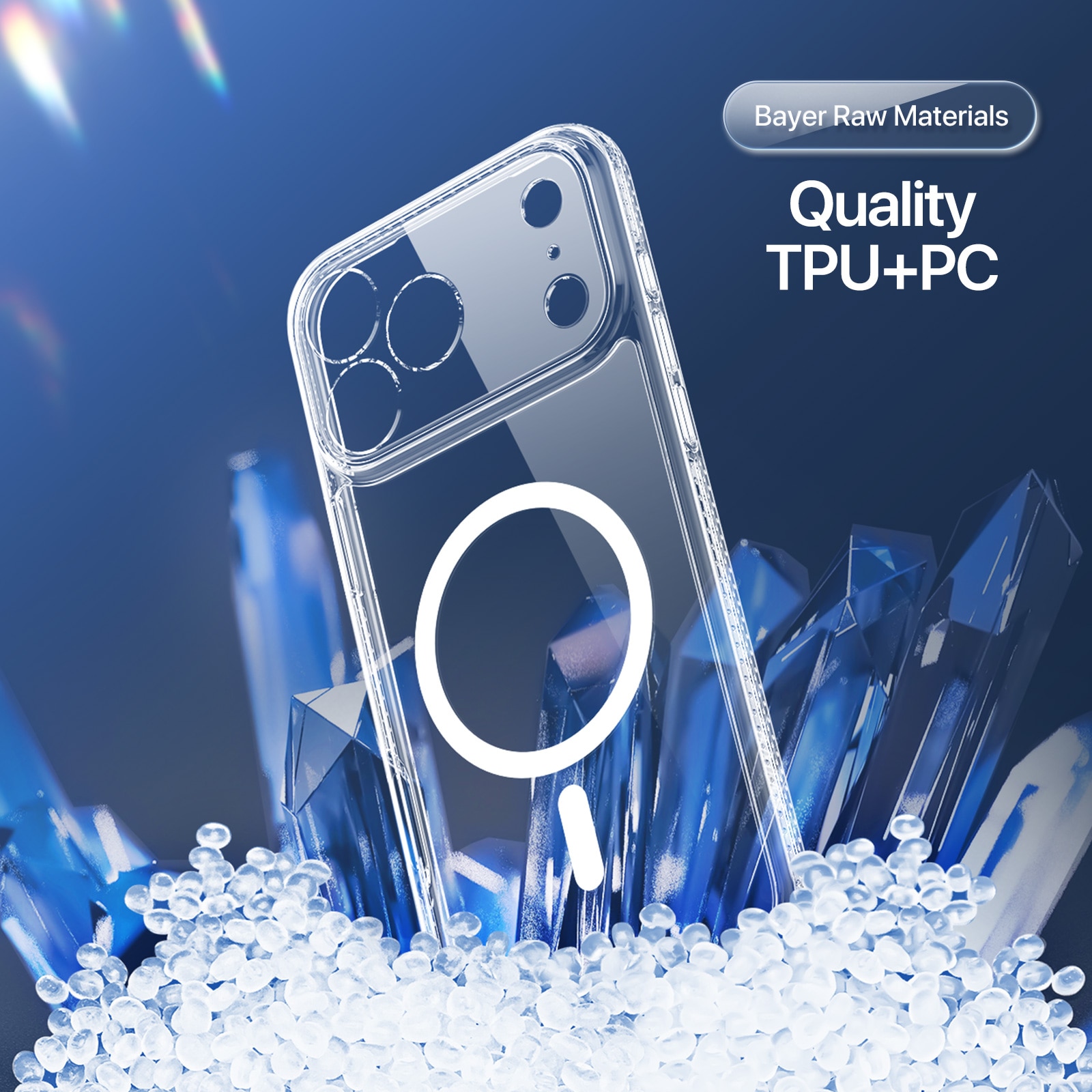 Clin Series MagSafe iPhone 17 Pro durchsichtig