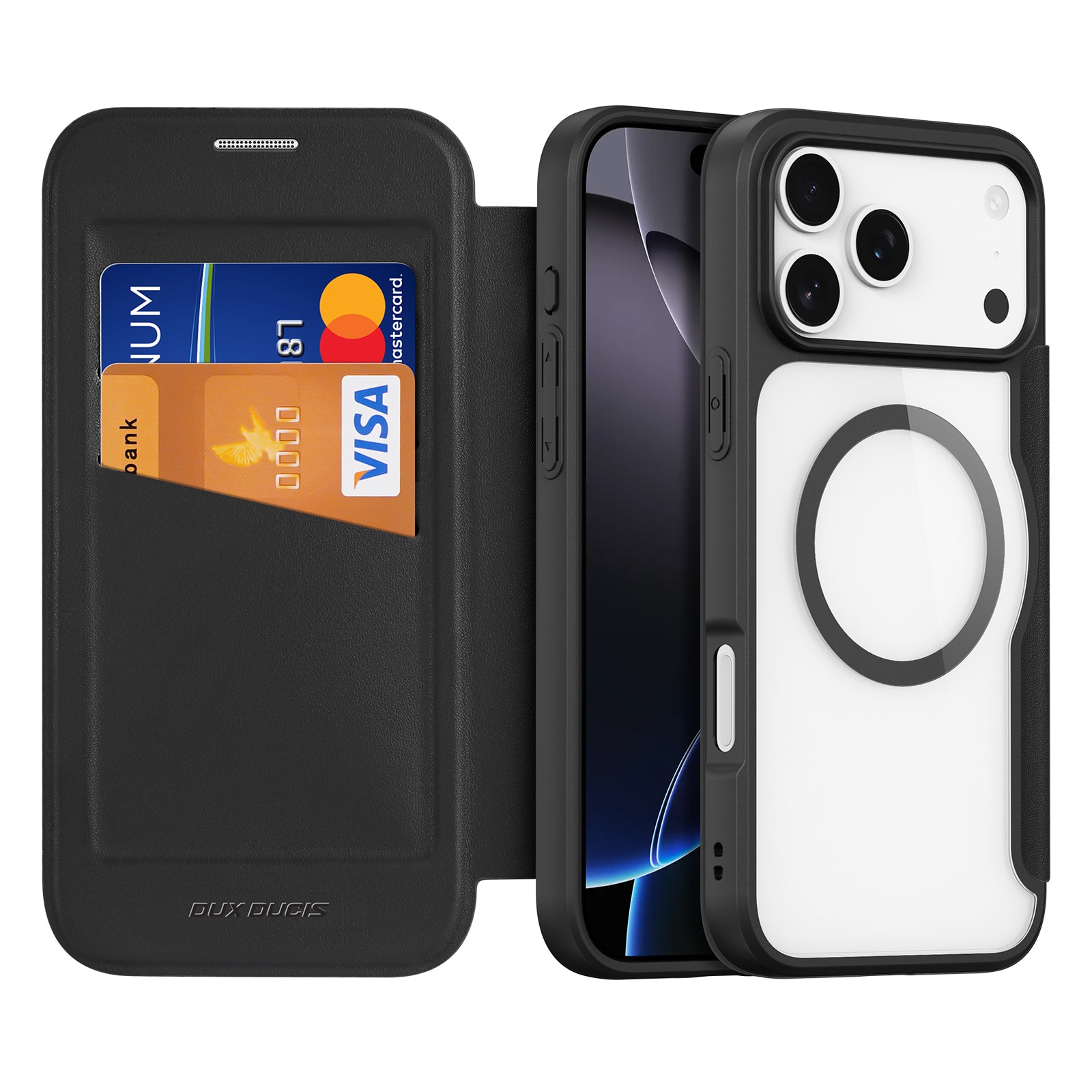 Skin X Pro MagSafe iPhone 17 Pro Schwarz
