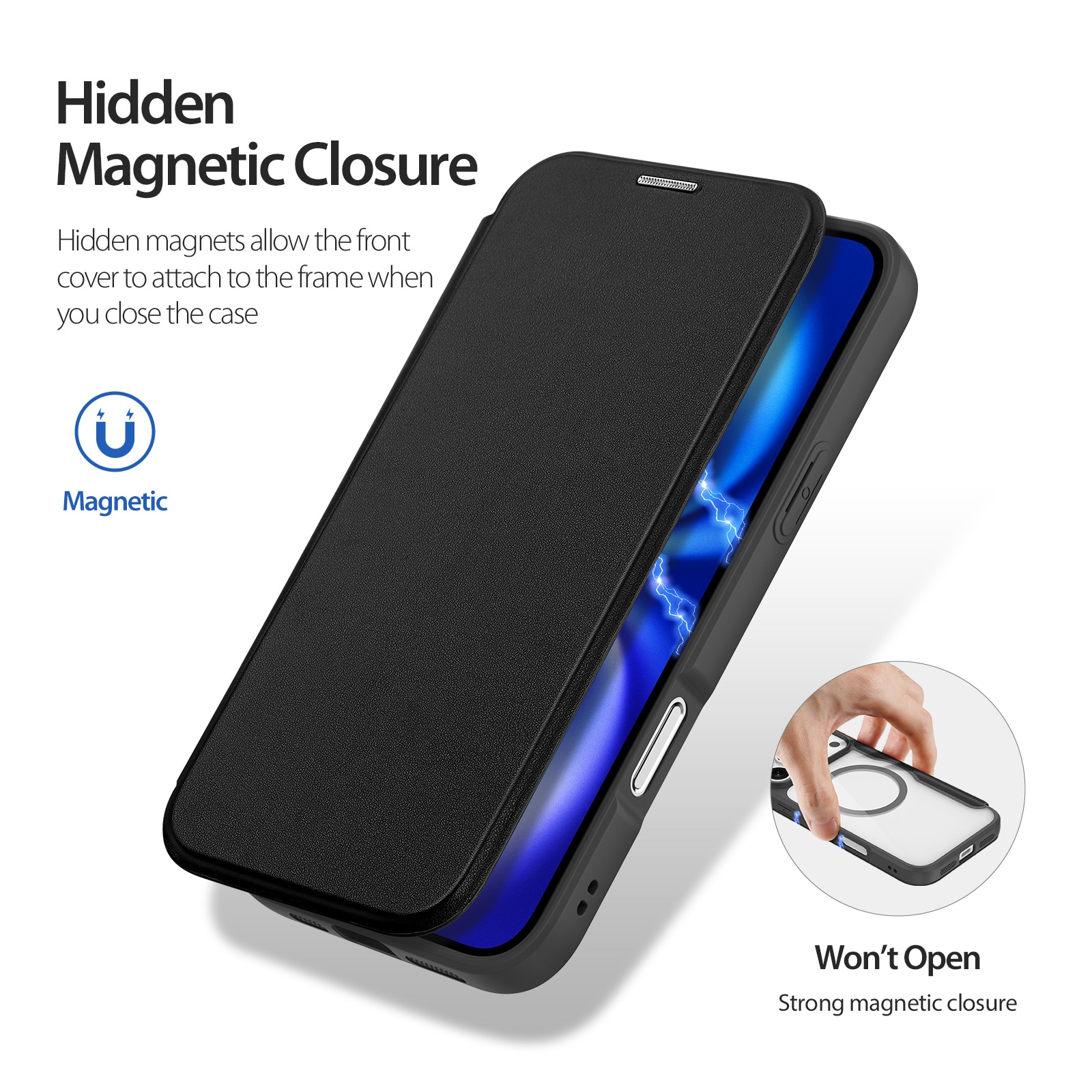 Skin X Pro MagSafe iPhone 17 Pro Schwarz