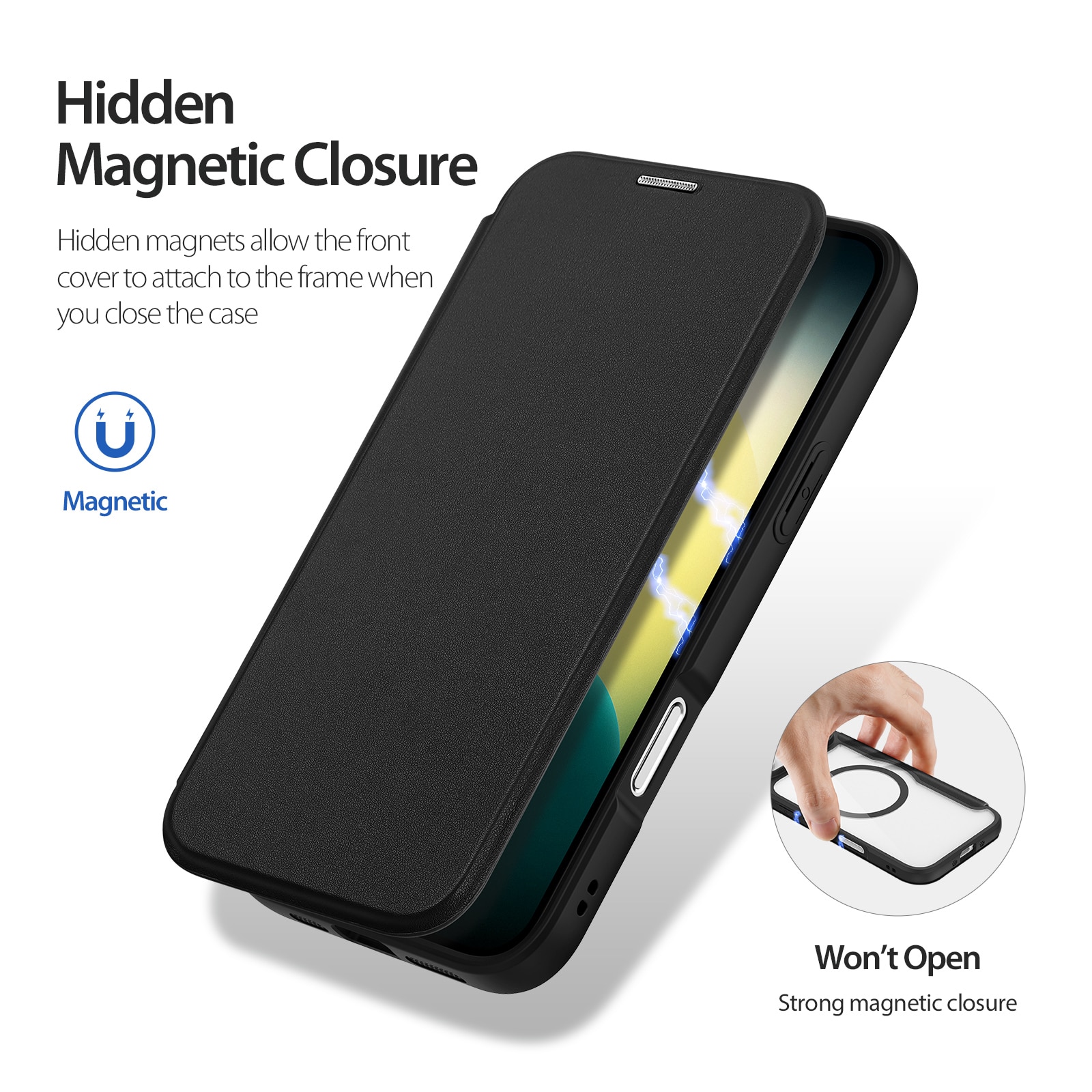 Skin X Pro MagSafe iPhone 17 Air Schwarz