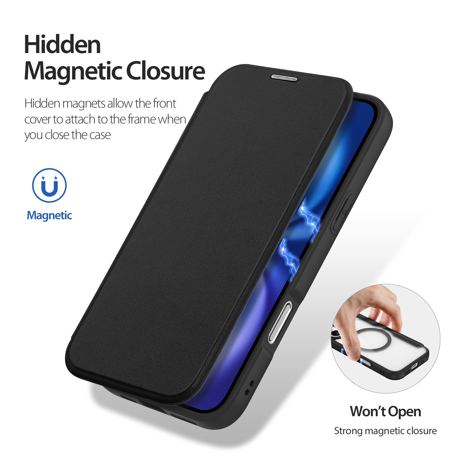 Skin X Pro MagSafe iPhone 17 Schwarz
